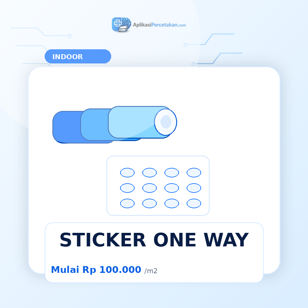 STICKER ONE WAY