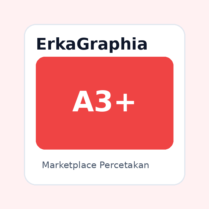 STICKER A3 TRANSFARANT